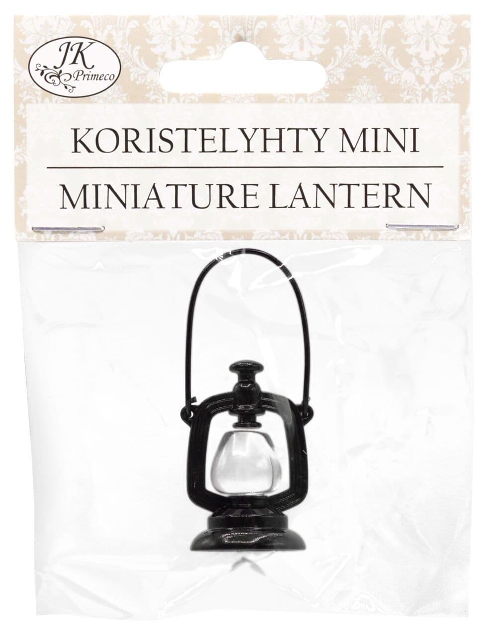 Koristelyhty mini musta 2