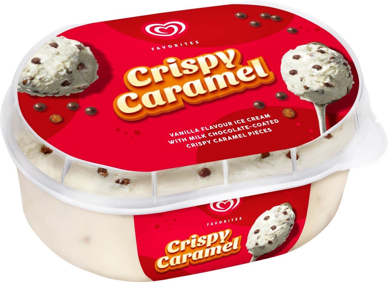 Heartbrand Crispy Caramel Jäätelö 825ml/421g