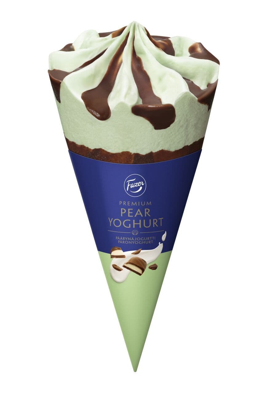 Premium Pear Yoghurt kermajäätelötuutti 105g/175ml