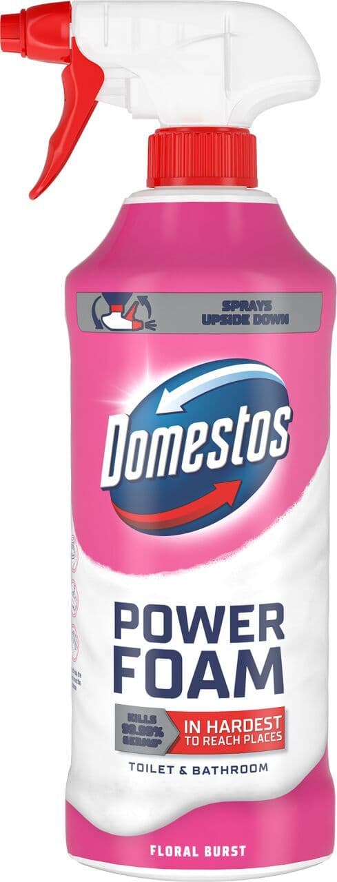 Domestos Power Foam Floral Burst wc-puhdistussuihke 435 ml