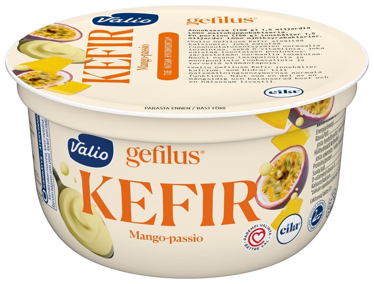 Valio Gefilus® Kefir mango-passio laktoositon 150 g