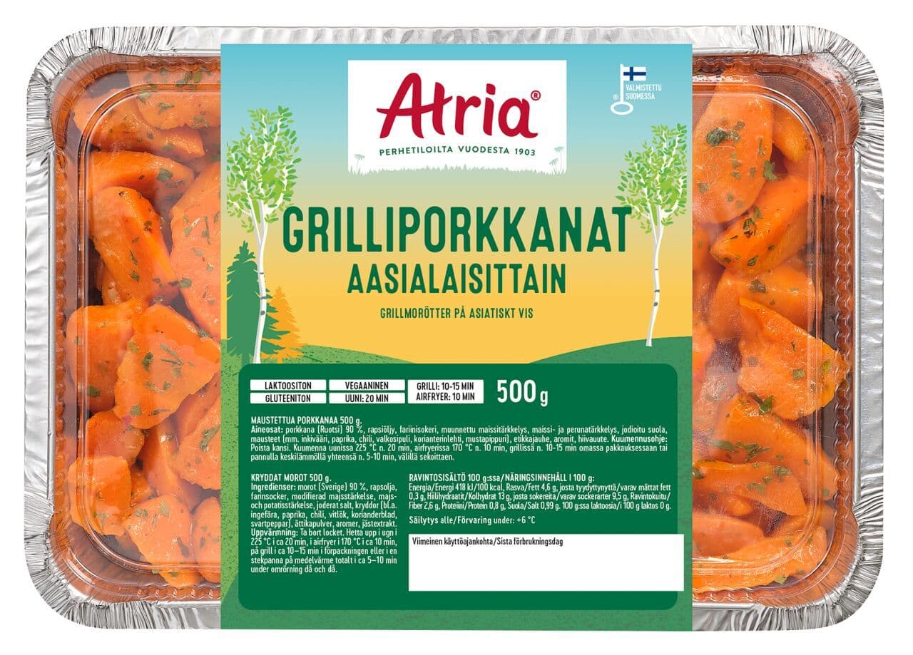 Grilliporkkanat aasialaisittain 500g