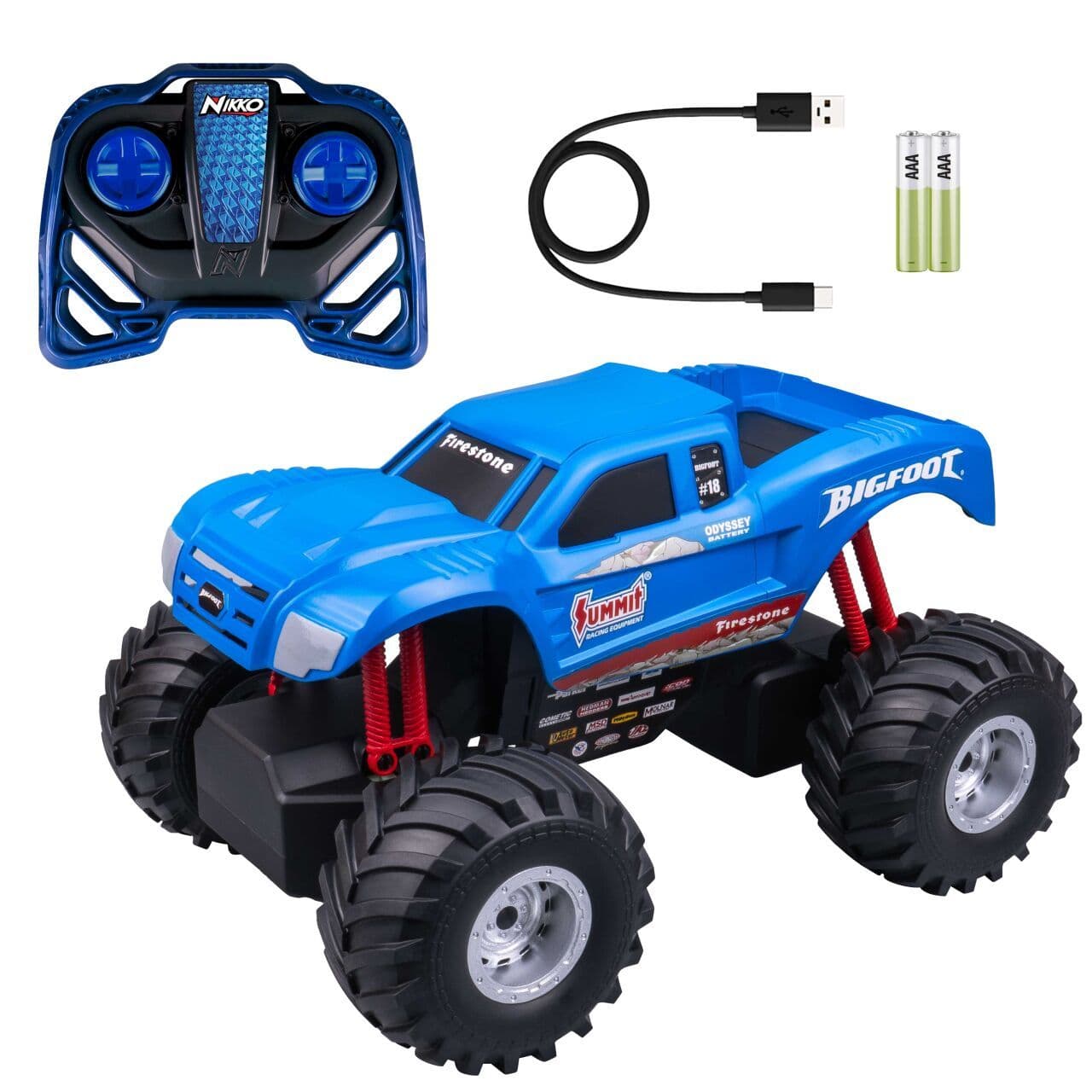 Radio-Ohjattava monsteriauto 28 cm