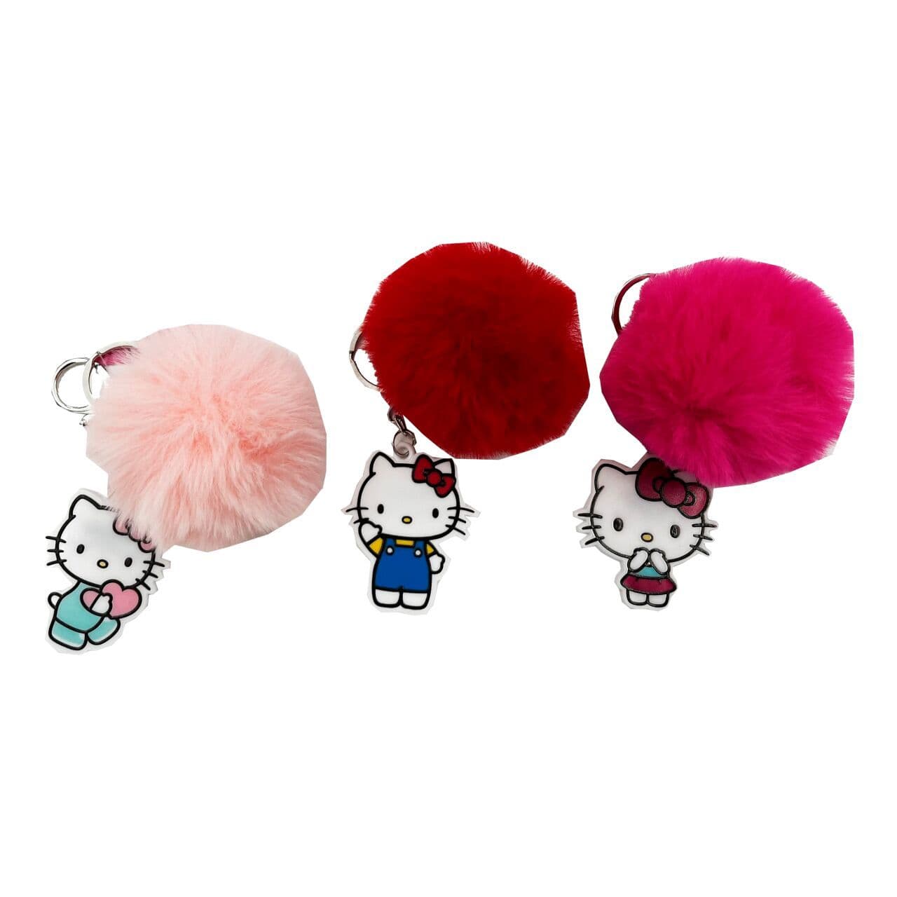 Hello Kitty pompom avaimenperä