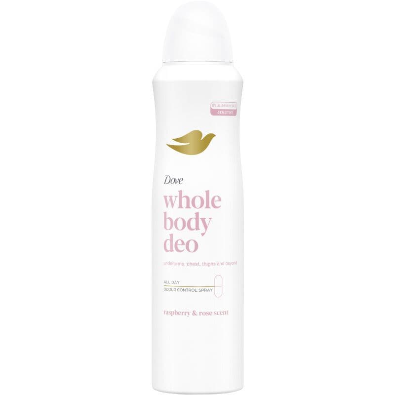 Dove Whole Body Raspberry & Rose deodorantti spray 150 ml