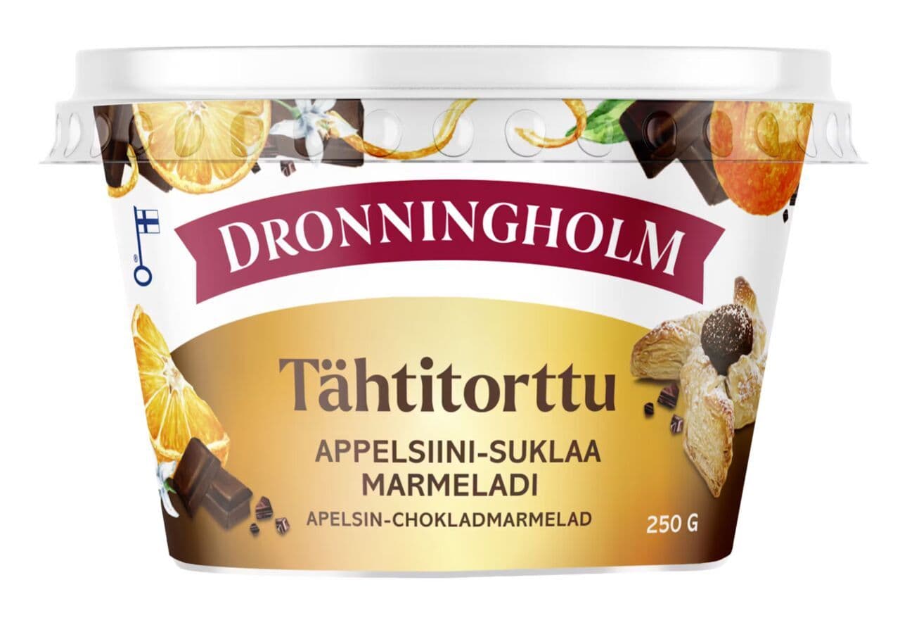 Dronningholm Tähtitorttu Appelsiini-suklaamarmeladi 250 g