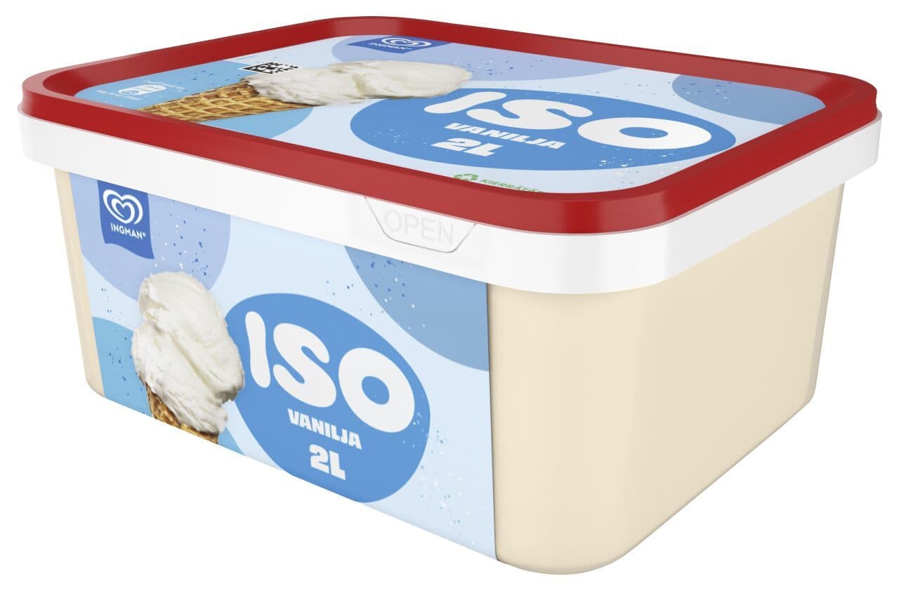 Ingman ISO Vanilja Jäätelö 2L / 985g
