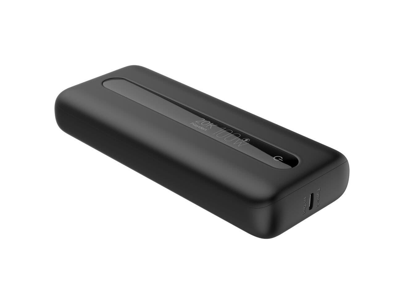Powerbank 20K PD100W varavirtalähde, musta