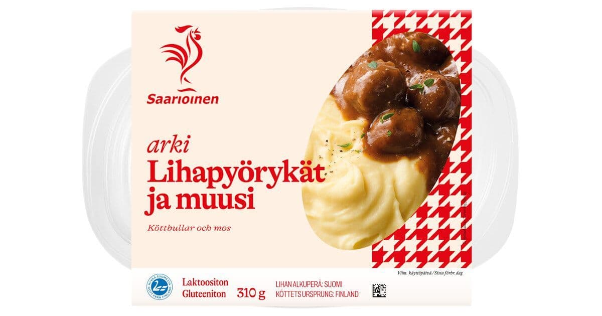 Lihapyörykät ja muusi 310 g