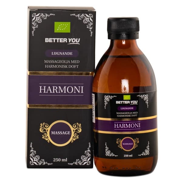 Better You Hierontaöljy, Luomu, 250 ml, Harmonia