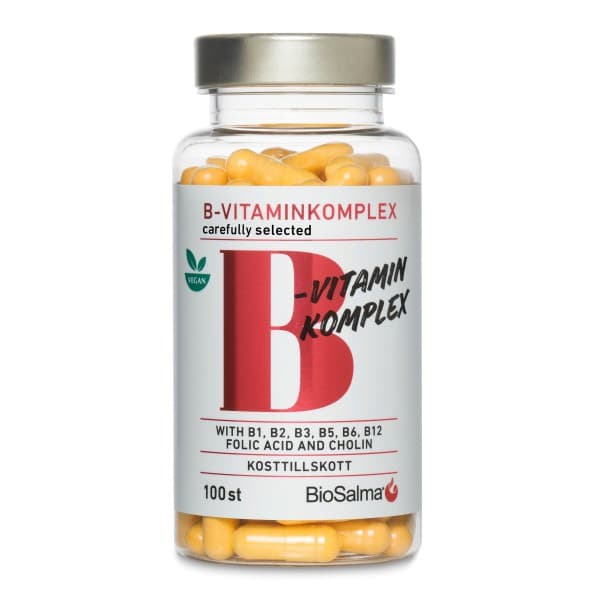 BioSalma B-vitamiiniyhdistelmä, 100 kapselia