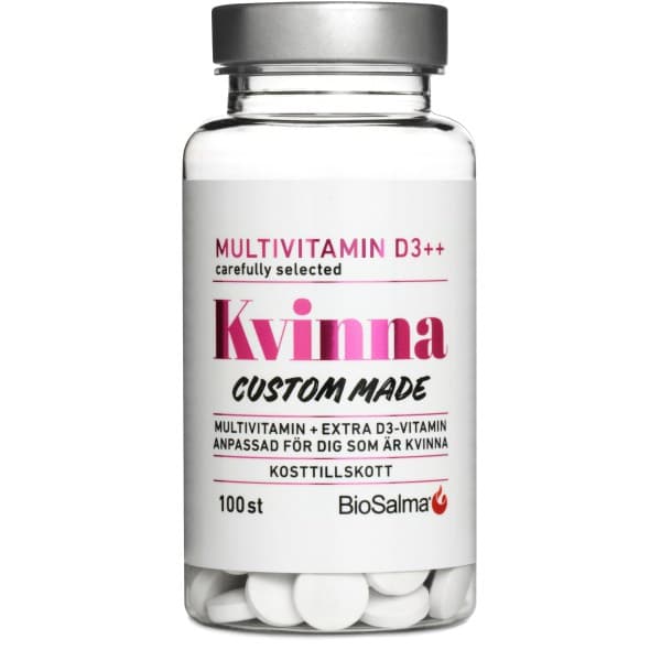 BioSalma Monivitamiini Nainen D3-vitamiini++, 100 tablettia
