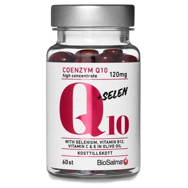 BioSalma Q10 Coenzym 120mg + Selen , 60 kapselia