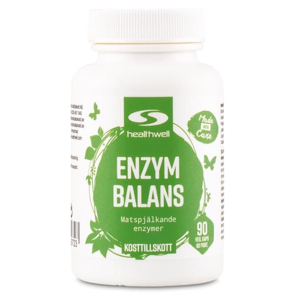 Healthwell Entsyymitasapaino, 90 kapselia
