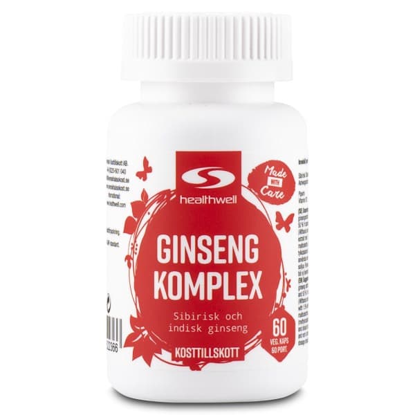 Healthwell Ginseng Kompleksi, 60 kapselia