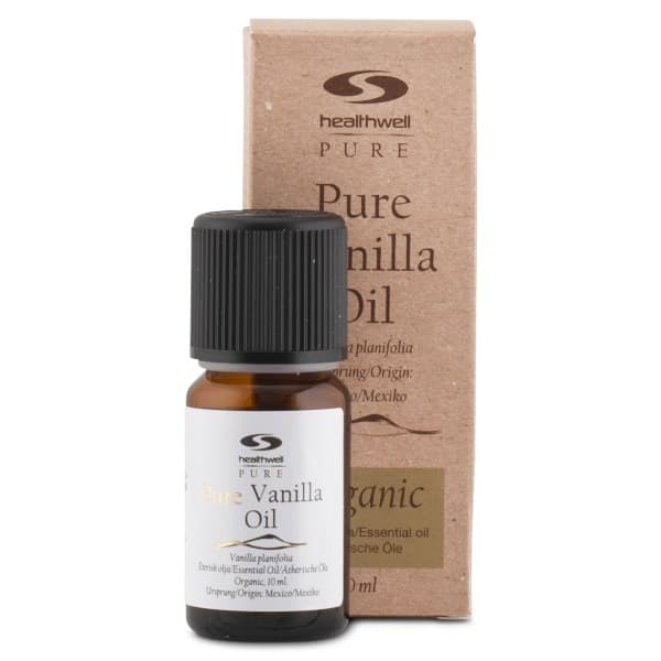 Healthwell PURE Vaniljaöljy EKO, 10 ml