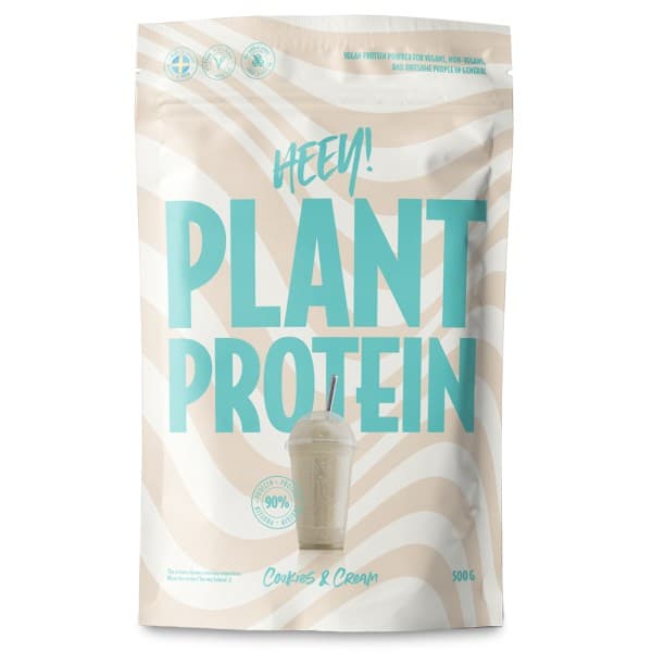 HEEY Vegaaninen Proteiinijauhe, Cookies & Cream, 500 g