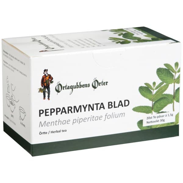 Örtagubben Piparminttu Tee, 20 pussia