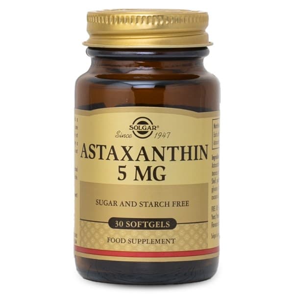 Solgar Astaxanthin Complex 5mg, 30 kapselia