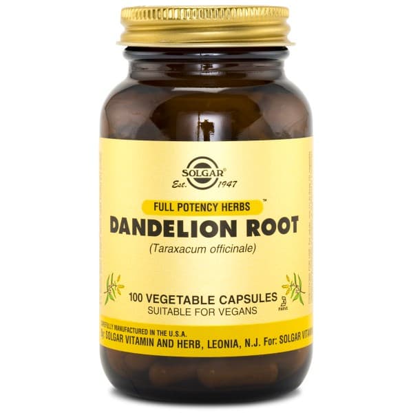 Solgar Dandelion Root / Voikukkauute, 100 kapselia