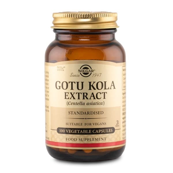 Solgar Gotu Kola, 100 kapselia