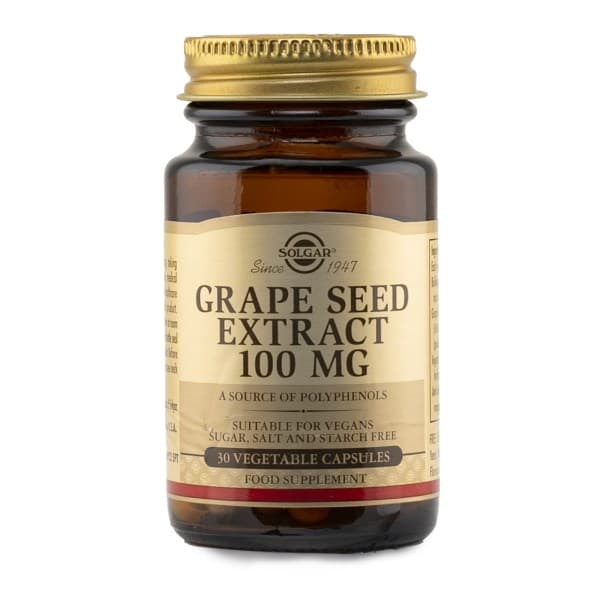 Solgar Grape Seed Extract 100mg, 30 kapselia