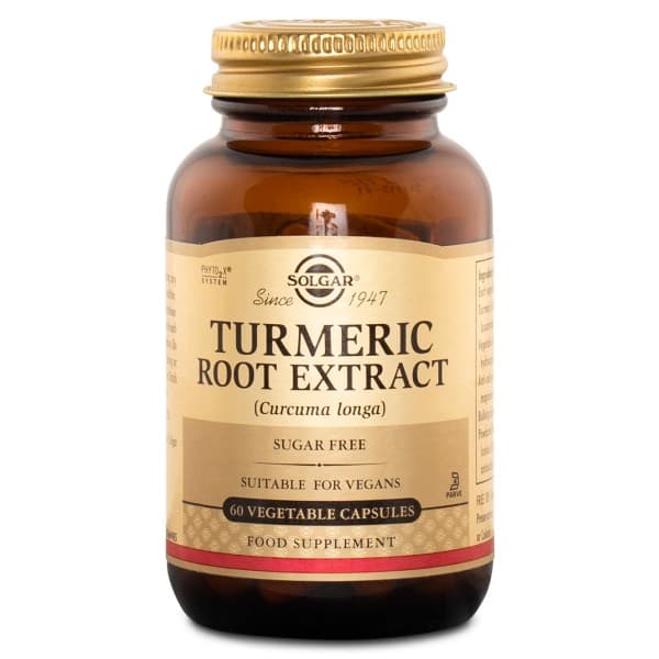 Solgar Turmeric Root Extract, 60 kapselia