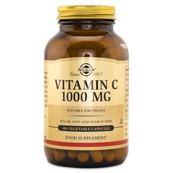 Solgar C-vitamiini 1000 mg, 100 kapselia