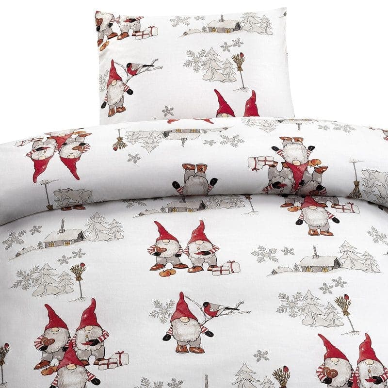 Pussilakanasetti yhden hengen sänkyyn Frosty Christmas