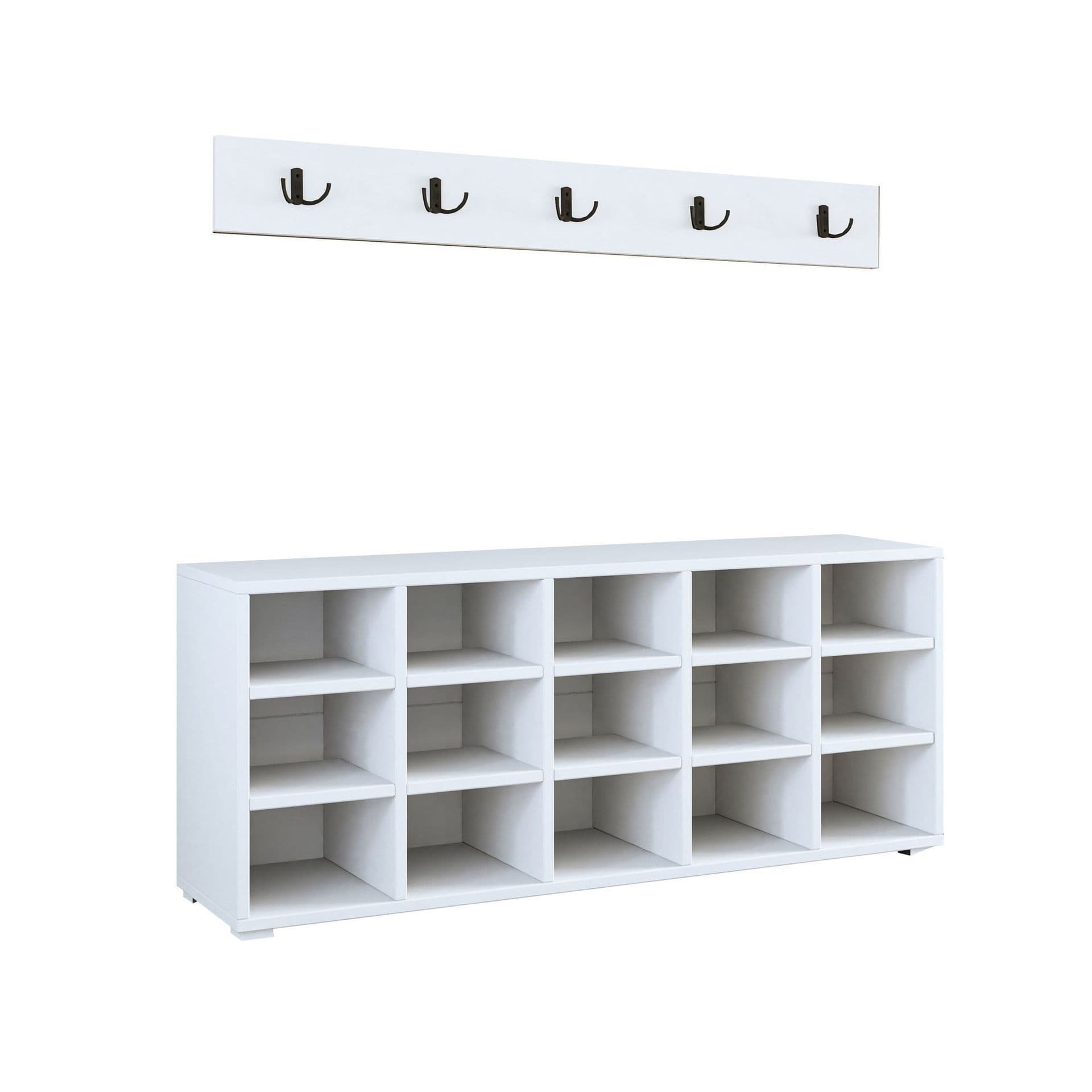 Kenkäkaappi Homitis Talu (120 x 51,6 x 29,6 cm) Valkoinen