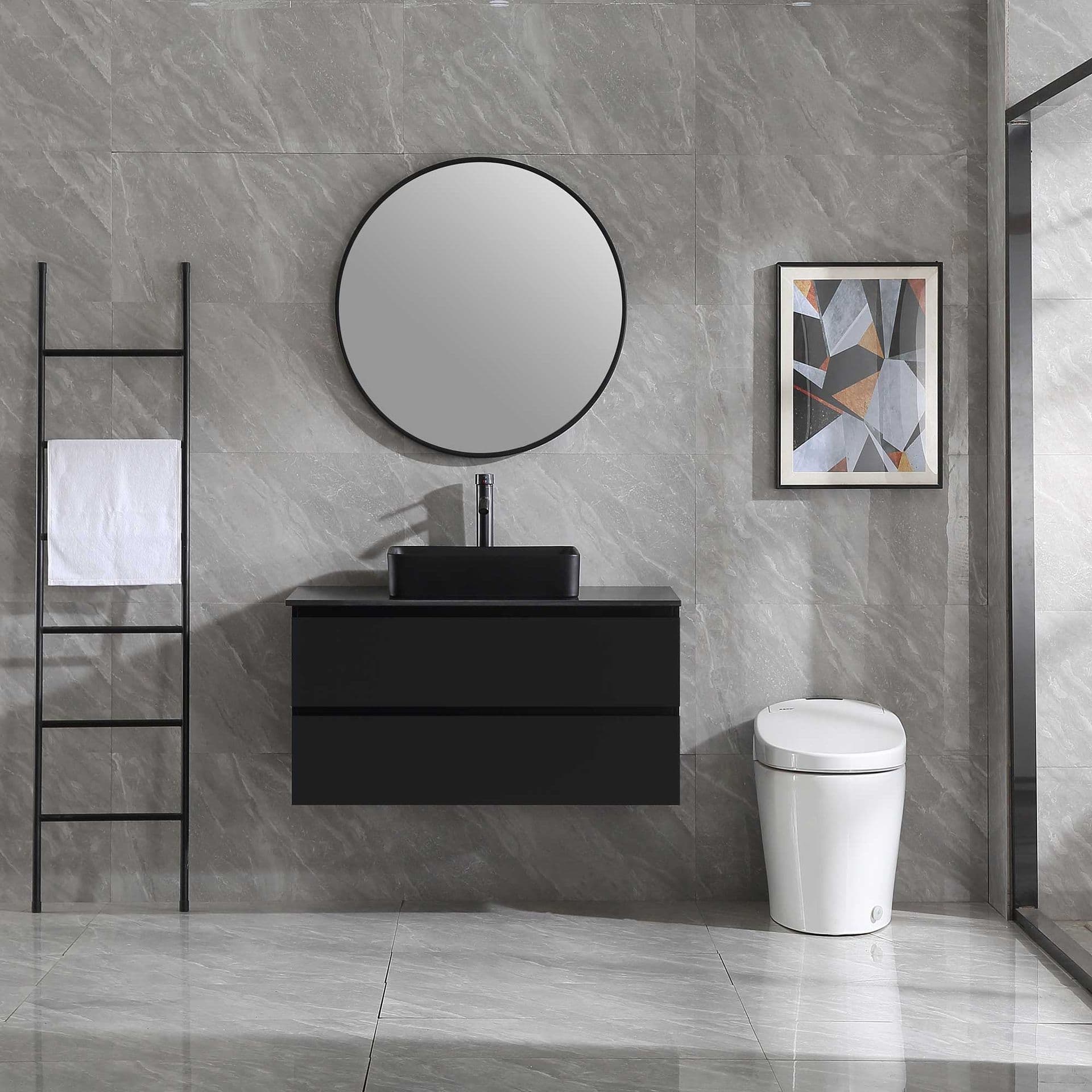 Bathlife Allaskaappi Bathlife Extas, musta