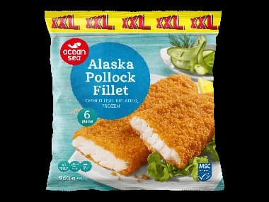 OCEAN SEA Paneroitu alaskanseitipala XXL