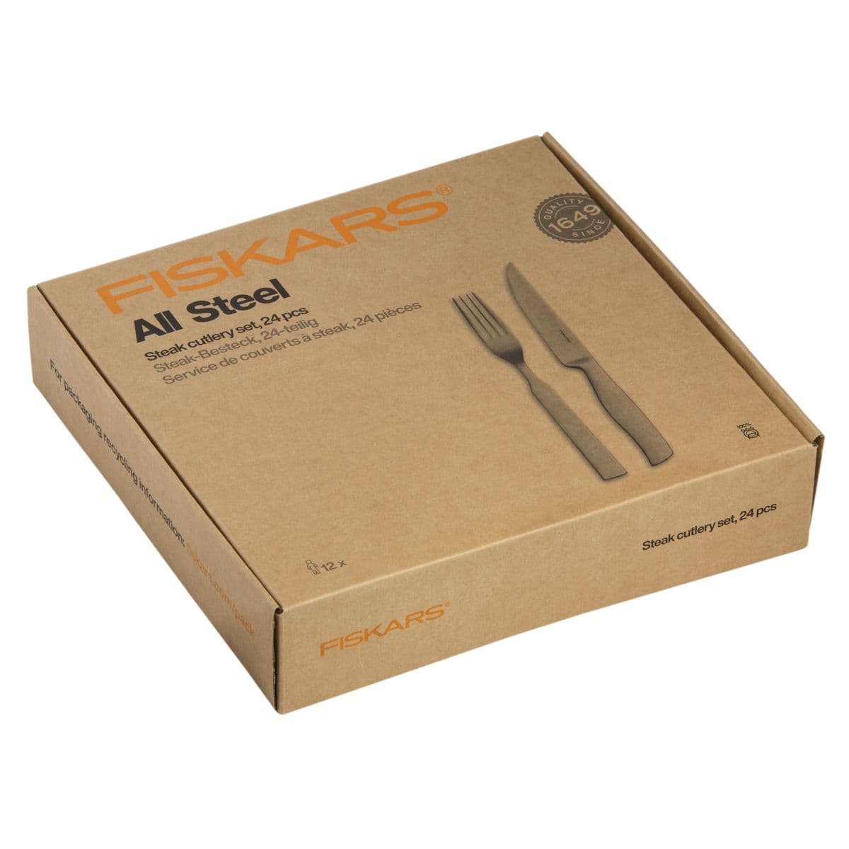 Fiskars All Steel Pihviaterinsetti 24-Osaa