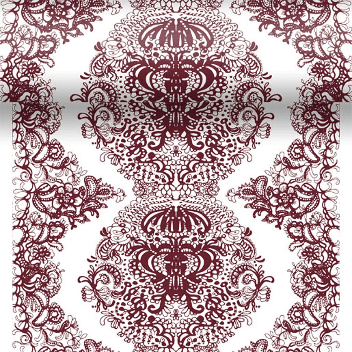 Dunicel Vallila Poikkiliina Mandariini Bordeaux 0,4x4,8M