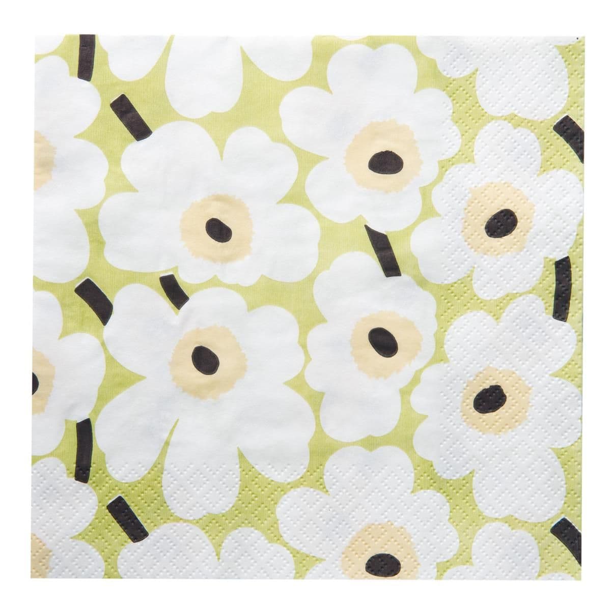 Marimekko Lautasliina Mini Unikko Vaaleanvihreä 20KPL/24CM