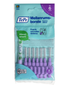 Tepe hammasväliharja 1,1mm pur 8 kpl l