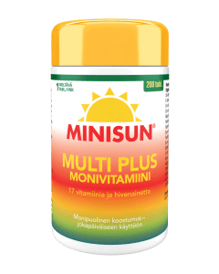 Minisun Monivitamiini Multi Plus 200 tabl