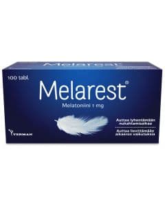 Melarest Melatoniini nieltävä 100 tabl 1 mg