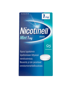 NICOTINELL MINT 1 mg 96 fol imeskelytabletti