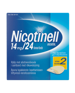NICOTINELL 14 mg/24 h 21 kpl depotlaastari