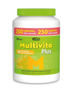 Multivita Plus monivitamiini 250 tabl kampanjapakkaus