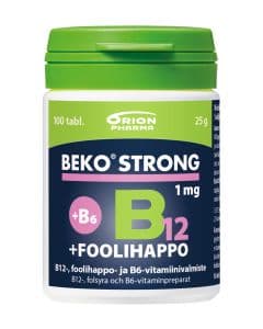 Beko Strong B12+Foolihappo+B6 100 tabl