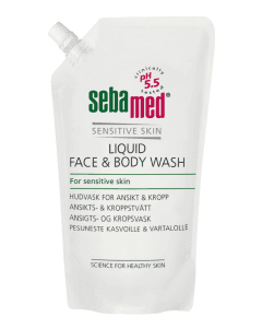 Sebamed Face&Body Wash pesuneste täyttöpussi 1000 ml