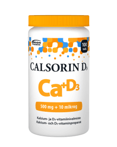 Calsorin 500 mg + d3 10 mikrog 100 tabl