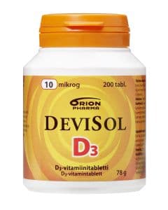 Devisol 10 mikrog 200 imeskelytabletti