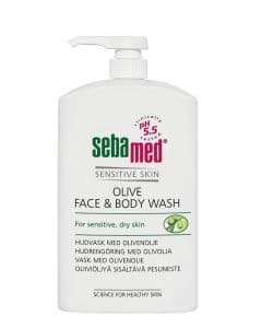 Sebamed Olive Face&Body Wash pesuneste 1000 ml pumppupullo