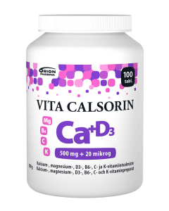 Vita-Calsorin 500Mg+20Mikrog 100 tabl