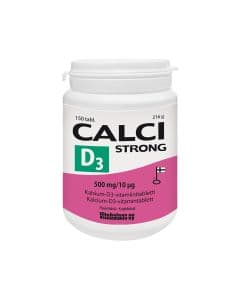Calci Strong + D3 500mg/10mikrog 150 tabl