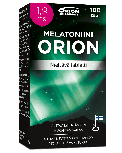Melatoniini Orion 1,9 mg nieltävä 100 tabl