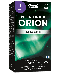 Melatoniini Orion 1 mg nieltävä 100 tabl